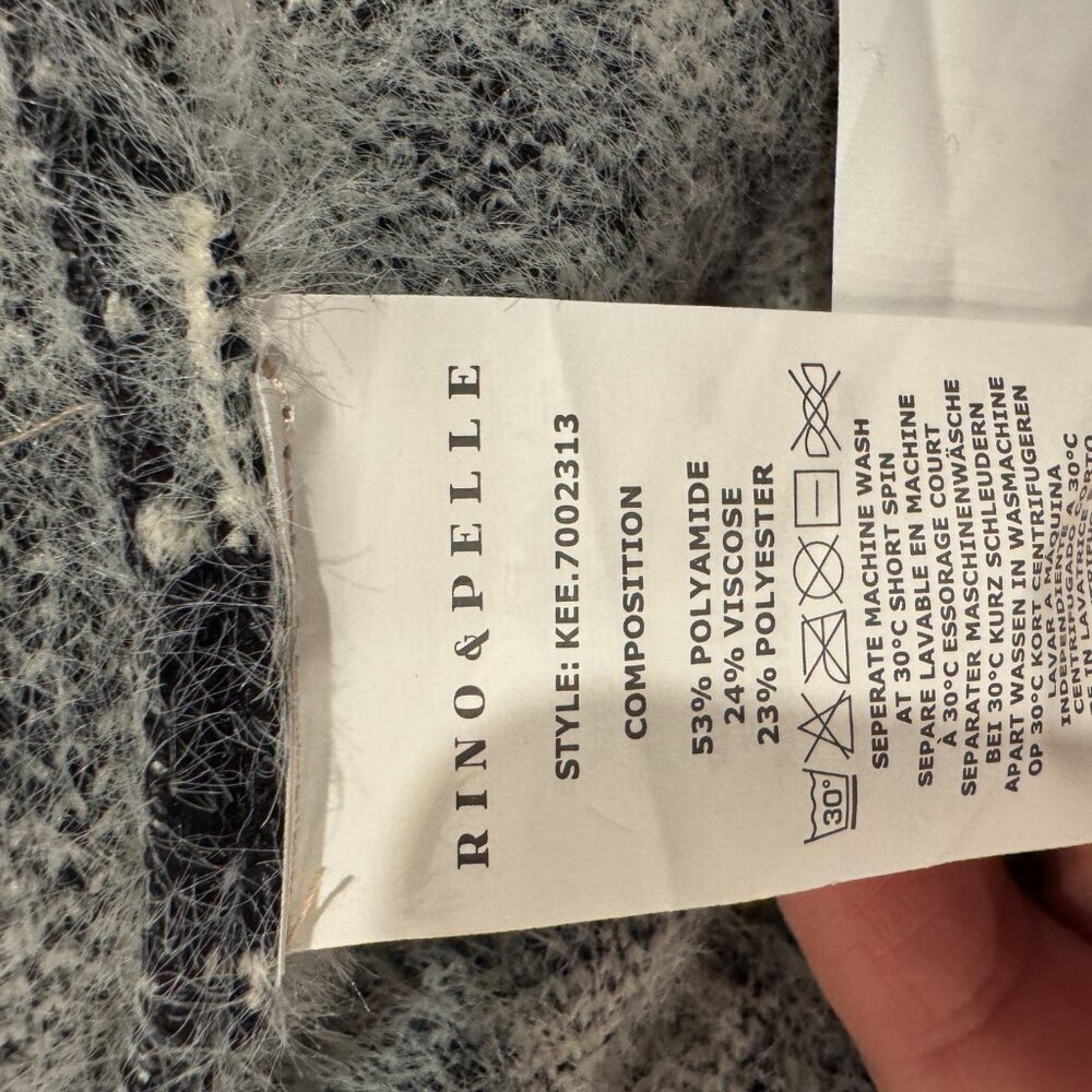 Rino & Pelle Kee Oversized Knit Cardigan in Birch, Size L (Fits XL) - Picture 4 of 4